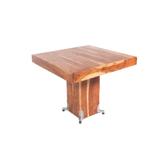 Spectacular Olive Wood Tables, Italy 1990’s Eettafel 1