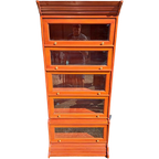 Klassieke Mahonie Vitrinekast, Boekenkast (globe Wernicke thumbnail 1
