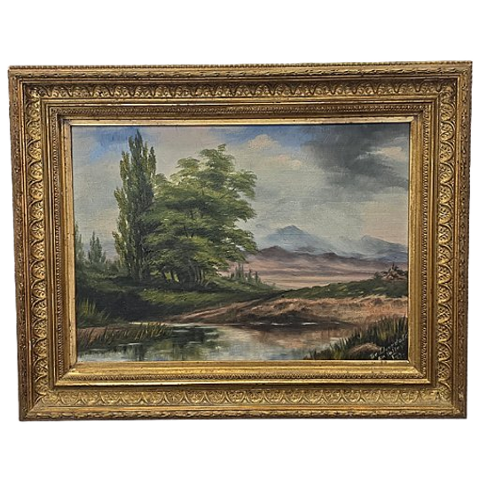 Oude Schilderij Met Titel The Dovedale, Van Rond 1900 1