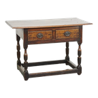 Zeer Mooie Eind 18e Eeuwse Engelse Sidetable thumbnail 1