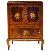 Vintage Marqueterie Kast