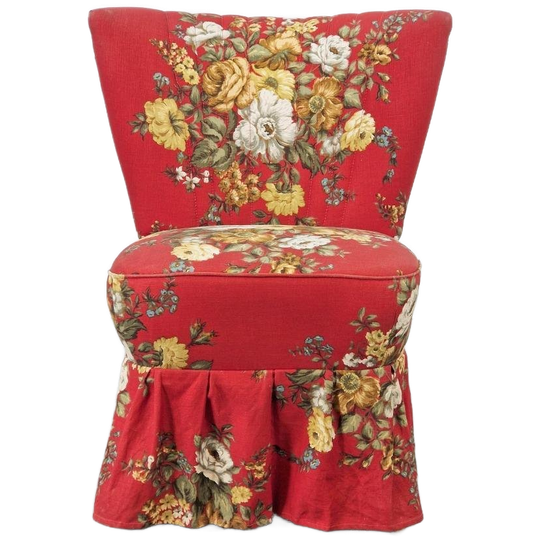 Vintage Fauteuil Bloemen Cocktail Club Chair Mid Century ´60 1
