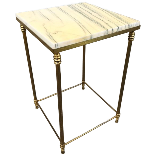 Bijzet Tafeltje Met Marmer Blad 1