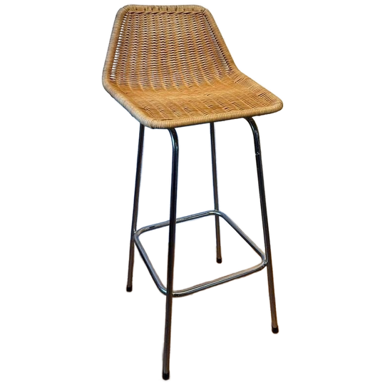 Vintage Rohé Noordwolde Kruk Zithoogte 75cm 1