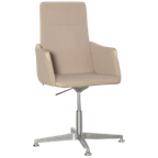 Ld Seating Harmony 832-Ra-Pra Designvergaderstoel, Taupe, Draaibaar Onderstel thumbnail 1