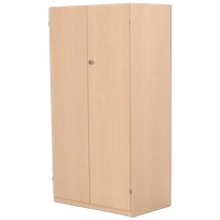 Officenow Draaideurkast, Berken, 150 X 80 Cm, Incl. 3 Legborden