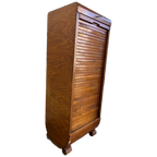 Vintage Art Deco Archiefkast / Rolluikkast thumbnail 1