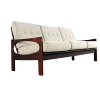 Vintage 3 Persoons Bank Reupholstered