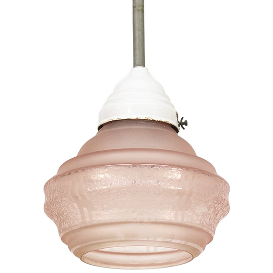 Art-deco Hanglamp Roze 1