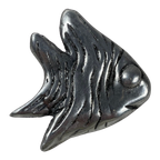 Handmade - Fish Shaped Drawer / Door Pull Or Handle - Casted Aluminum (New Old Stock) - Made In I thumbnail 1