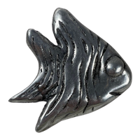 Handmade - Fish Shaped Drawer / Door Pull Or Handle - Casted Aluminum (New Old Stock) - Made In I