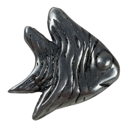 Handmade - Fish Shaped Drawer / Door Pull Or Handle - Casted Aluminum (new Old Stock) - Made In I 1