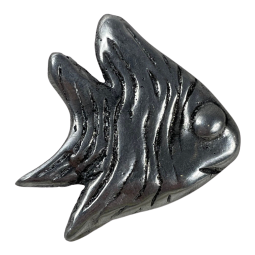 Handmade - Fish Shaped Drawer / Door Pull Or Handle - Casted Aluminum (New Old Stock) - Made In I