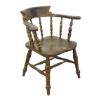 Antieke Engelse Captain Chair thumbnail 1