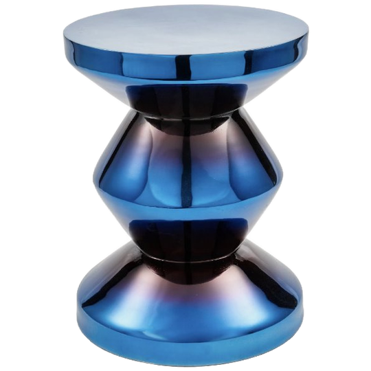 Polspotten | Zig Zag Metallic Blue 1