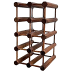 Richard Nissen Wijnrek – Teak – Deens Design - 9 Flessen thumbnail 1