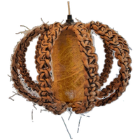 Vintage Hanglamp Sisal Retro Hanglamp
