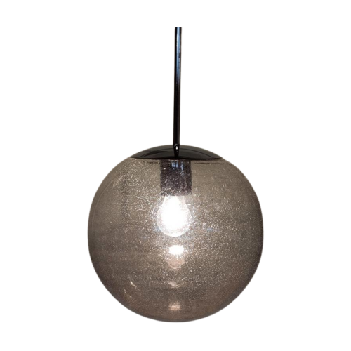 Vintage Hanglamp Glas Luchtbelletjes