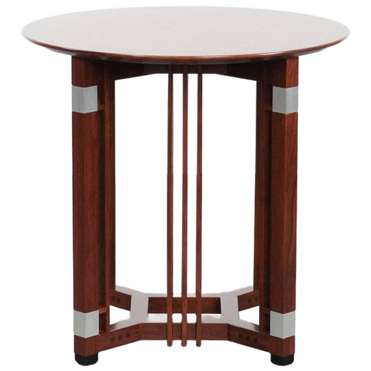 Mooie Ronde Art Deco Design Bijzet/salontafel Van Schuitema Uit De Decoforma Serie 1