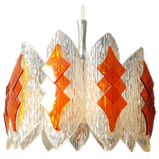 Acrylic Space Age Chandelier By Marbach Leuchten, Germany, 1960s 1