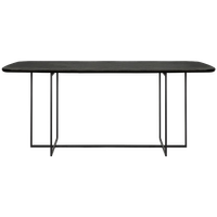 Ethnicraft Arc Eettafel - Eik Vernist - Zwart - Rechthoekig