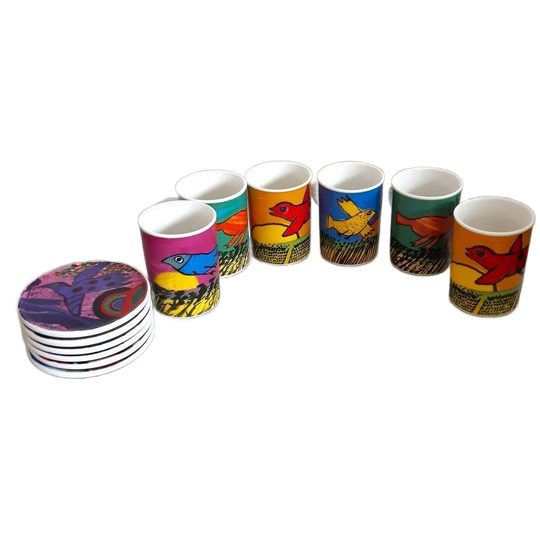 6x Corneille Mokken En 6x Onderzetters 1