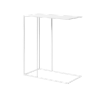 Blomus Fera Bijzettafel Van Staal, Gepoedercoat Wit.