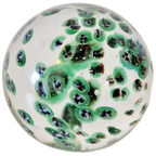 Vintage Presse Papier Paperweight Glazen Bol Murano ? thumbnail 1
