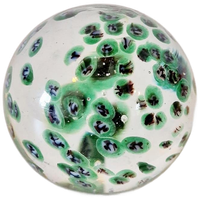 Vintage Presse Papier Paperweight Glazen Bol Murano ?