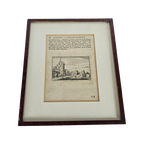 Kopergravure - Poort Tot Montfoort- Abraham Rademaker - 18E Eeuw thumbnail 1
