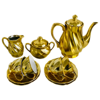 Vintage Gouden Theeservies Japans 1950’s