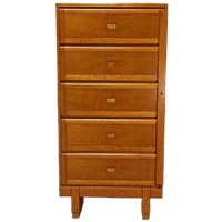 Vintage Mid Century Massief Eiken Kast, Raf Staverton
