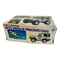 Vintage Speelgoed Taiyo : Auto Wheelie Mercedes 230G