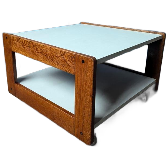 Vintage Salontafel Jaren 70- Hout- Cees Braakman 1