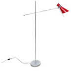 Retro Staande Lamp – Hengellamp – Diabolo Kap thumbnail 1