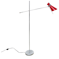 Retro Staande Lamp – Hengellamp – Diabolo Kap