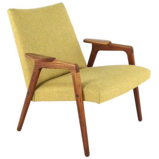 Pastoe Ruster Door Yngve Ekstrom Fauteuil Vintage Gestoffeerd 1