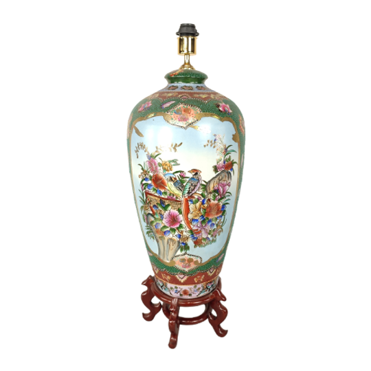 Grote Chinese Porseleinen Lampvoet 1