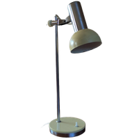 Vintage Metalen Bureaulamp Jaren 60 Olijfgroen