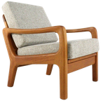 Juul Kristensen Fauteuil Vintage | 2 Stuks Op Voorraad New Upholstery thumbnail 1