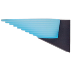 Postmoderne Wandlamp Mazzega Murano Glas Italië ´80 Blauw thumbnail 1