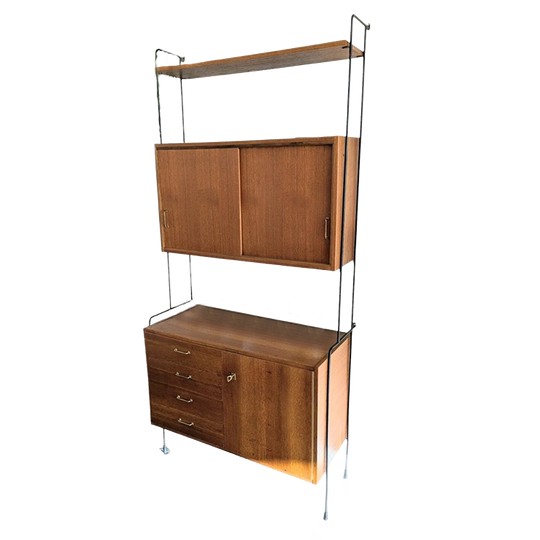 Vintage Modulair Wandsysteem Omnia, Hilker 1