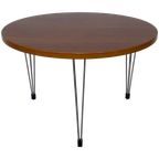 Vintage Ronde Salontafel Design Fritz Hansen Stijl thumbnail 1