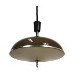 Vintage, Space-Age Hanglamp, Plafondlamp, Ufo Lamp Bruin thumbnail 1