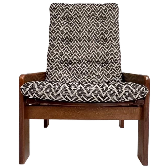 Opnieuw Gestoffeerde Pastoe Fauteui, 1960's 1