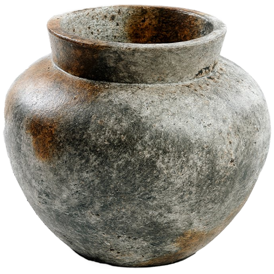 Bazar Bizar | De Funky Vaas - Antiek Grijs - M 1