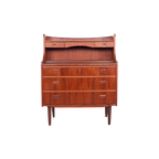 Teak Secretaire Met Spiegel Jaren 60 thumbnail 1