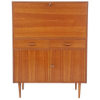 Vintage Fins Kastje Teak Fineer Secretaire thumbnail 1