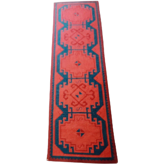 Vintage Handgeknoopt Tapijt. 1