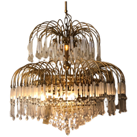 Teardrop Opaal Wit Met Mat Hanglamp Murano Kristal